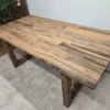 Bespoke 180cm Railway Sleeper Dining Table 9