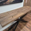 Furniture Village Kiara railway sleeper console table 8
