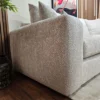 Furniture Village Pandora rhf corner in Chevron silver 10