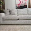 Furniture Village Pandora rhf corner in Chevron silver 4
