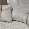 Furniture Village Pandora rhf corner in Chevron silver 8