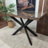 Furniture Village kiara railway sleeper bar table 3