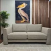 Grand designs huxham 3 seater sofa in taupe boucle