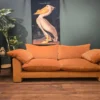 Barker and stonehouse Hoxton large sofa in dusk marmalade 1