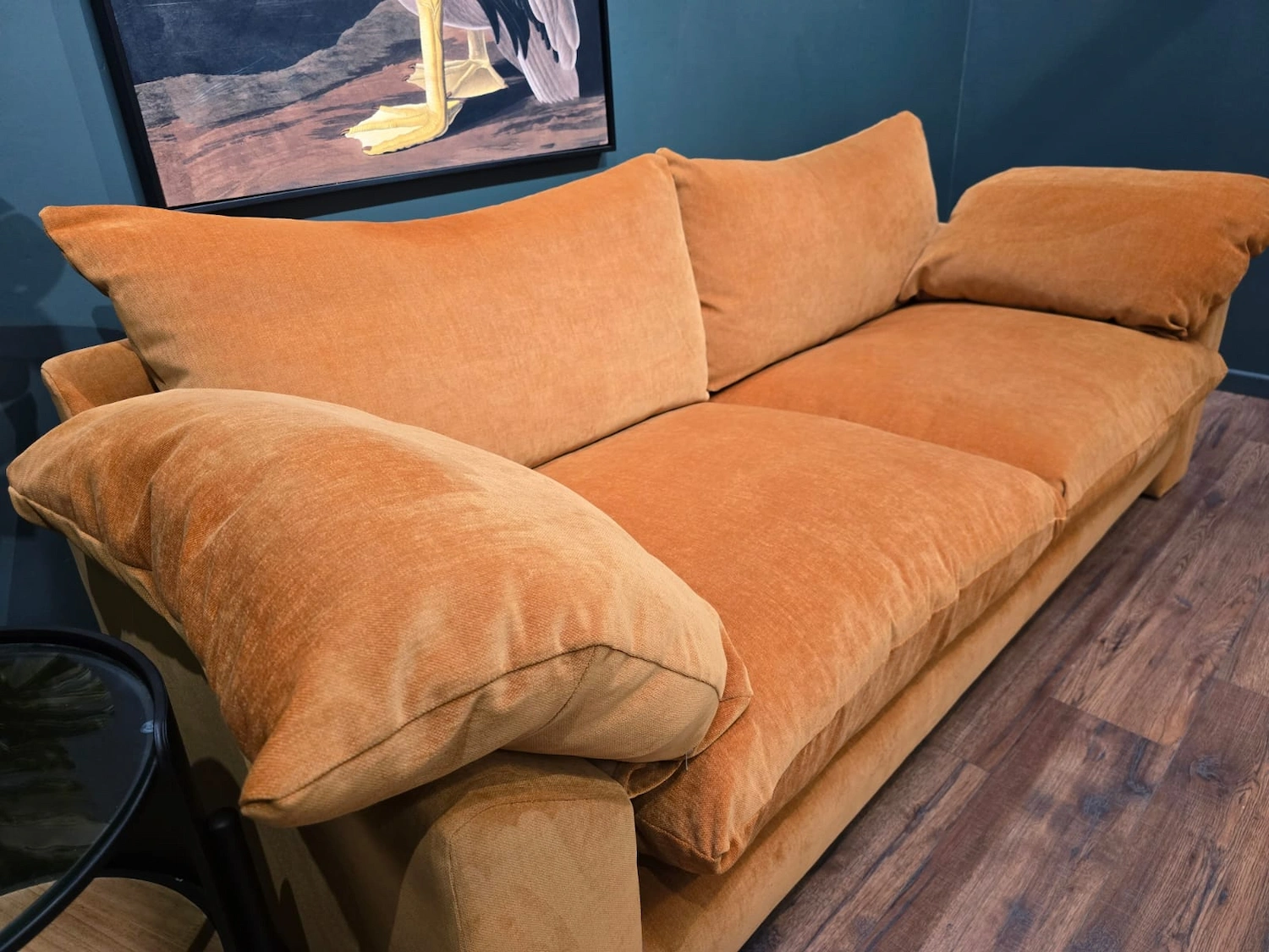 Barker and stonehouse Hoxton large sofa in dusk marmalade 7