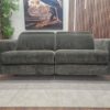 Ezra Electric Recliner Sofa in Juniper Aquaclean Clever Chenille 2