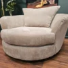 Barker and stonehouse Floyd swivel chair in Truffle 3