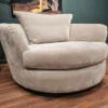Barker and stonehouse Floyd swivel chair in Truffle 4