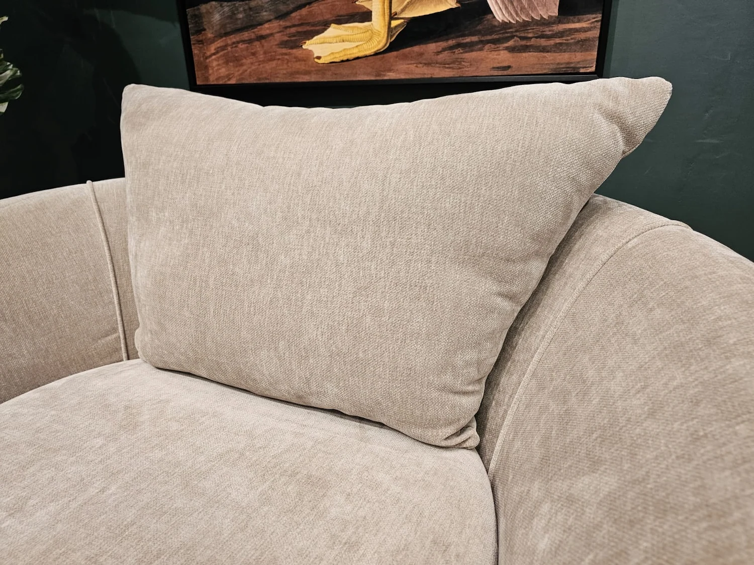 Barker and stonehouse Floyd swivel chair in Truffle 7