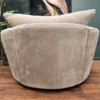 Barker and stonehouse Floyd swivel chair in Truffle 8
