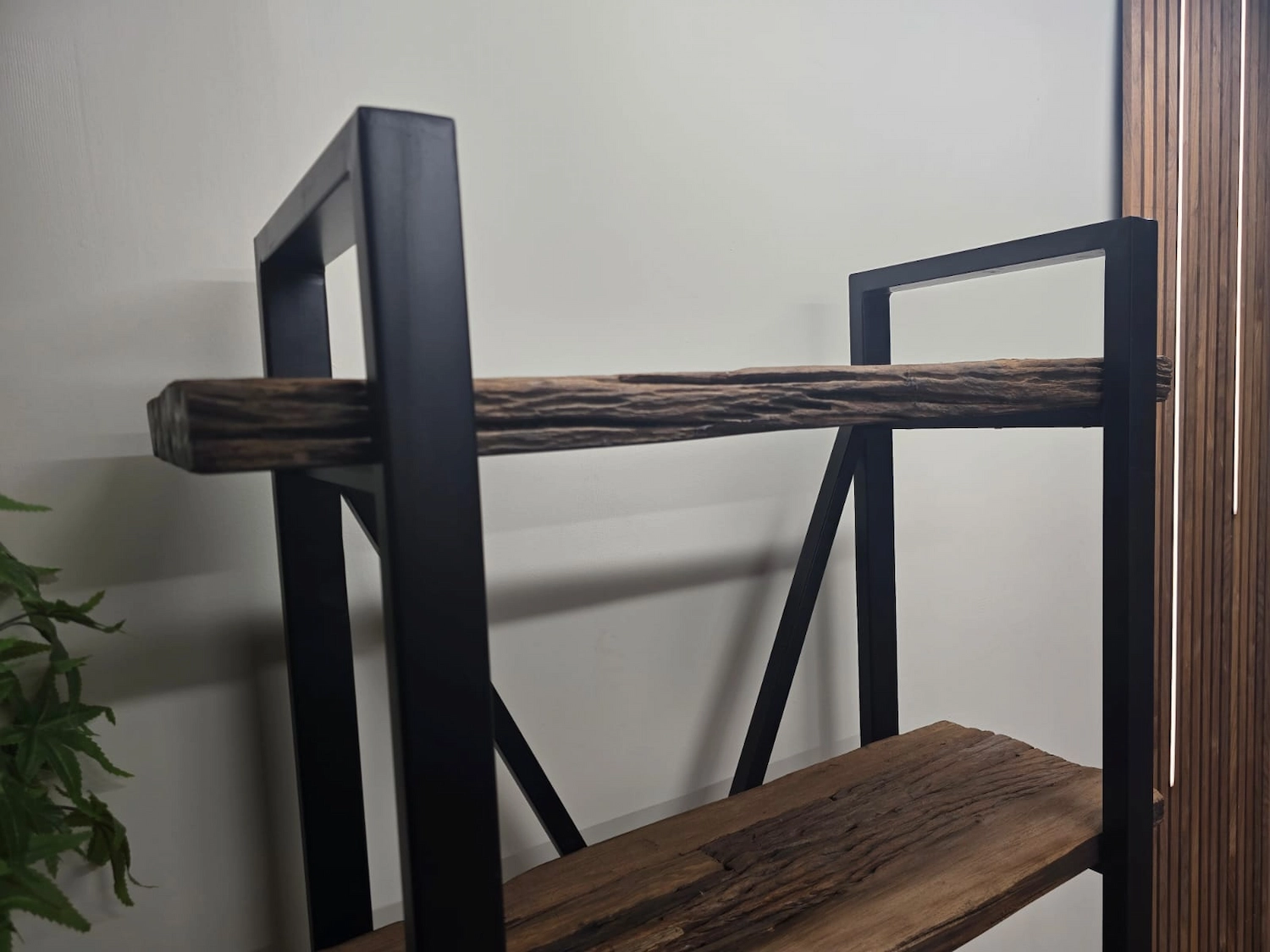Furniture Village Noir railway Sleeper Shelving 6