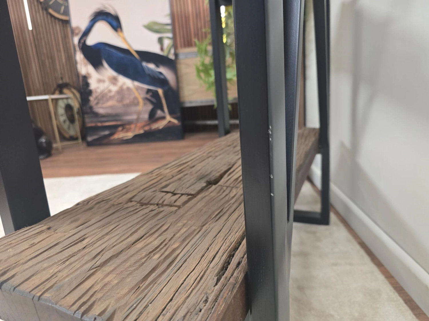 Furniture Village Noir railway Sleeper Shelving 7
