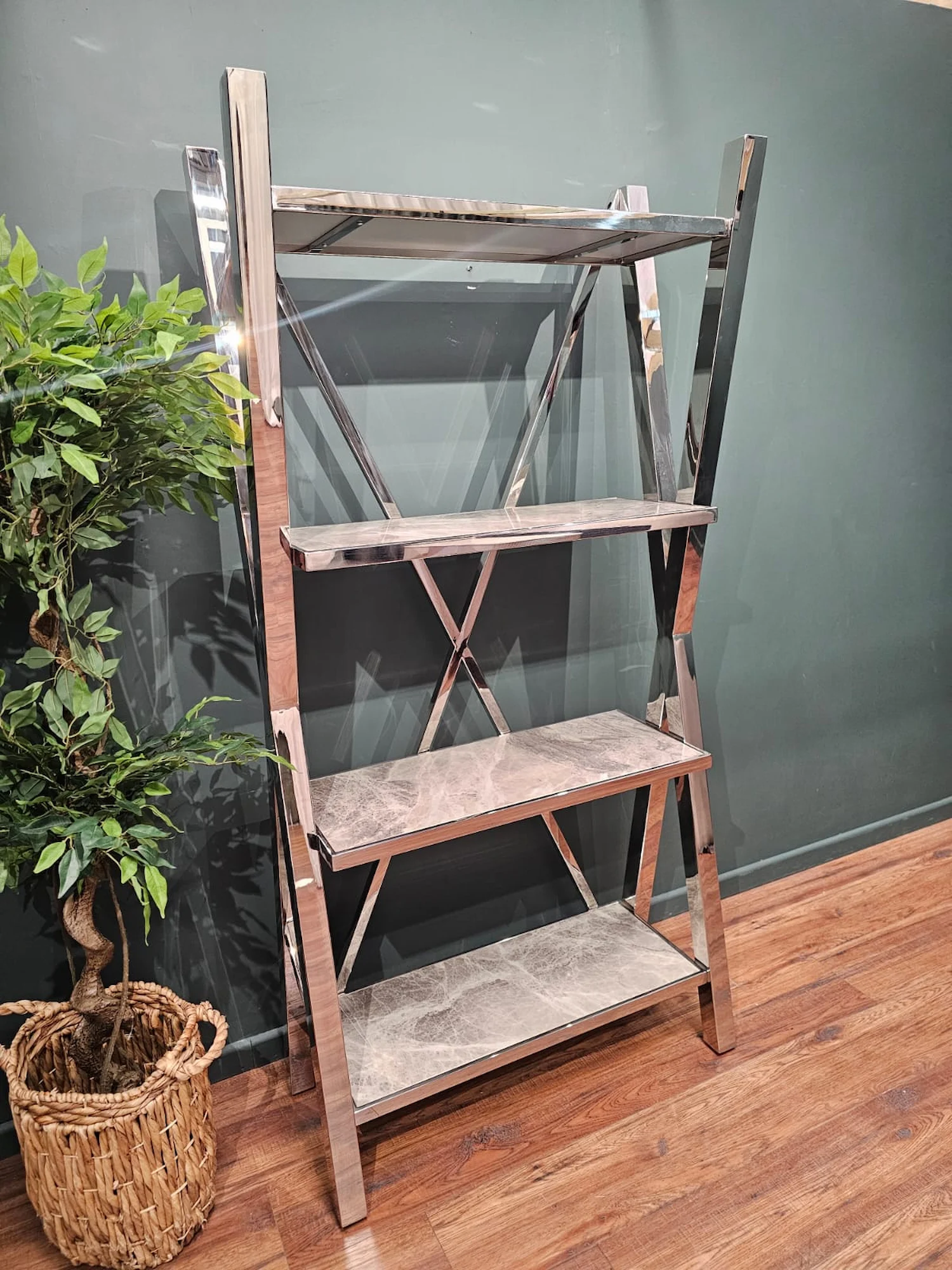 Furniture Village Vanquish Marble shelving unit 3