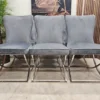 Grey velvet chairs dfs 4