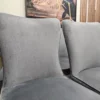 Grey velvet chairs dfs 7