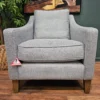 Iggy Custom made armchair in Cornflower 2