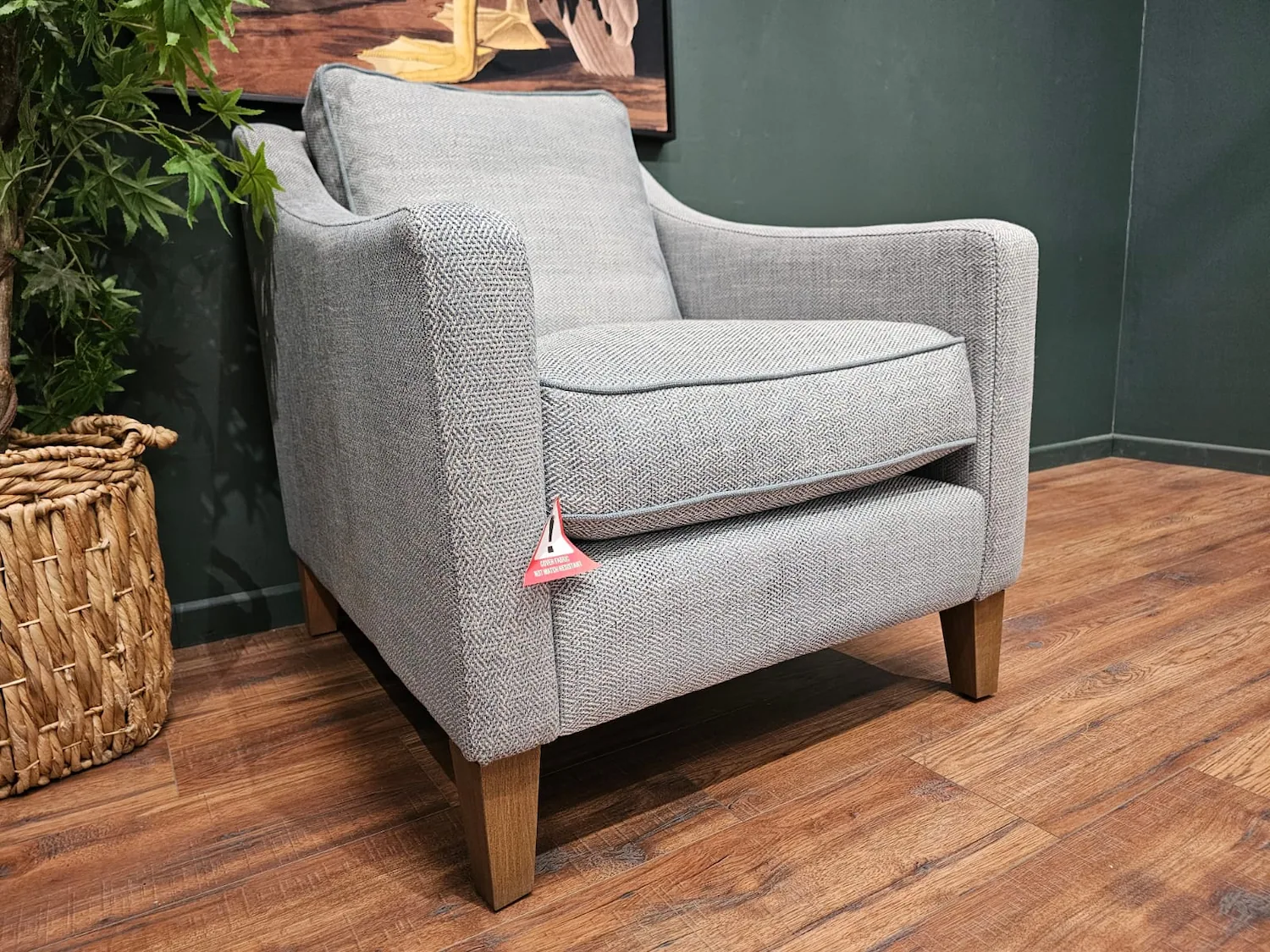 Iggy Custom made armchair in Cornflower 3