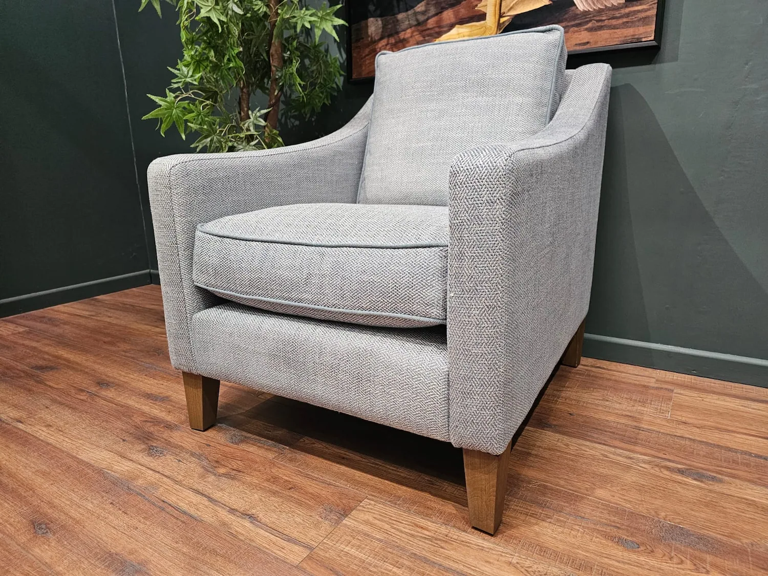 Iggy Custom made armchair in Cornflower 4