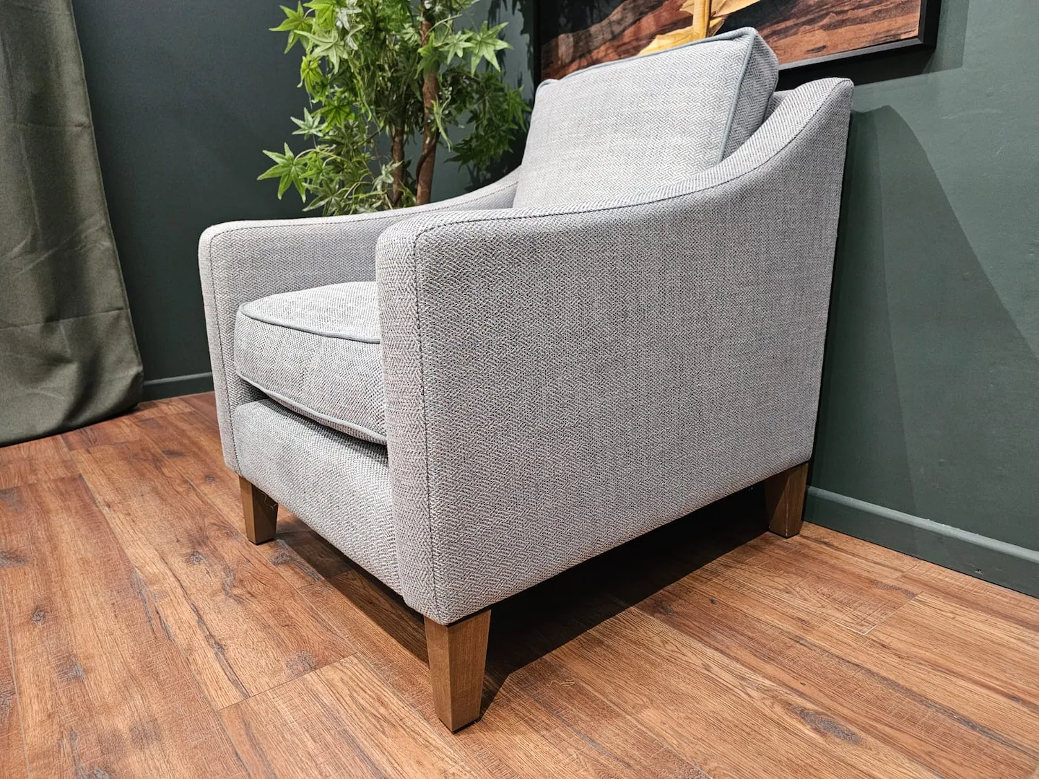 Iggy Custom made armchair in Cornflower 5