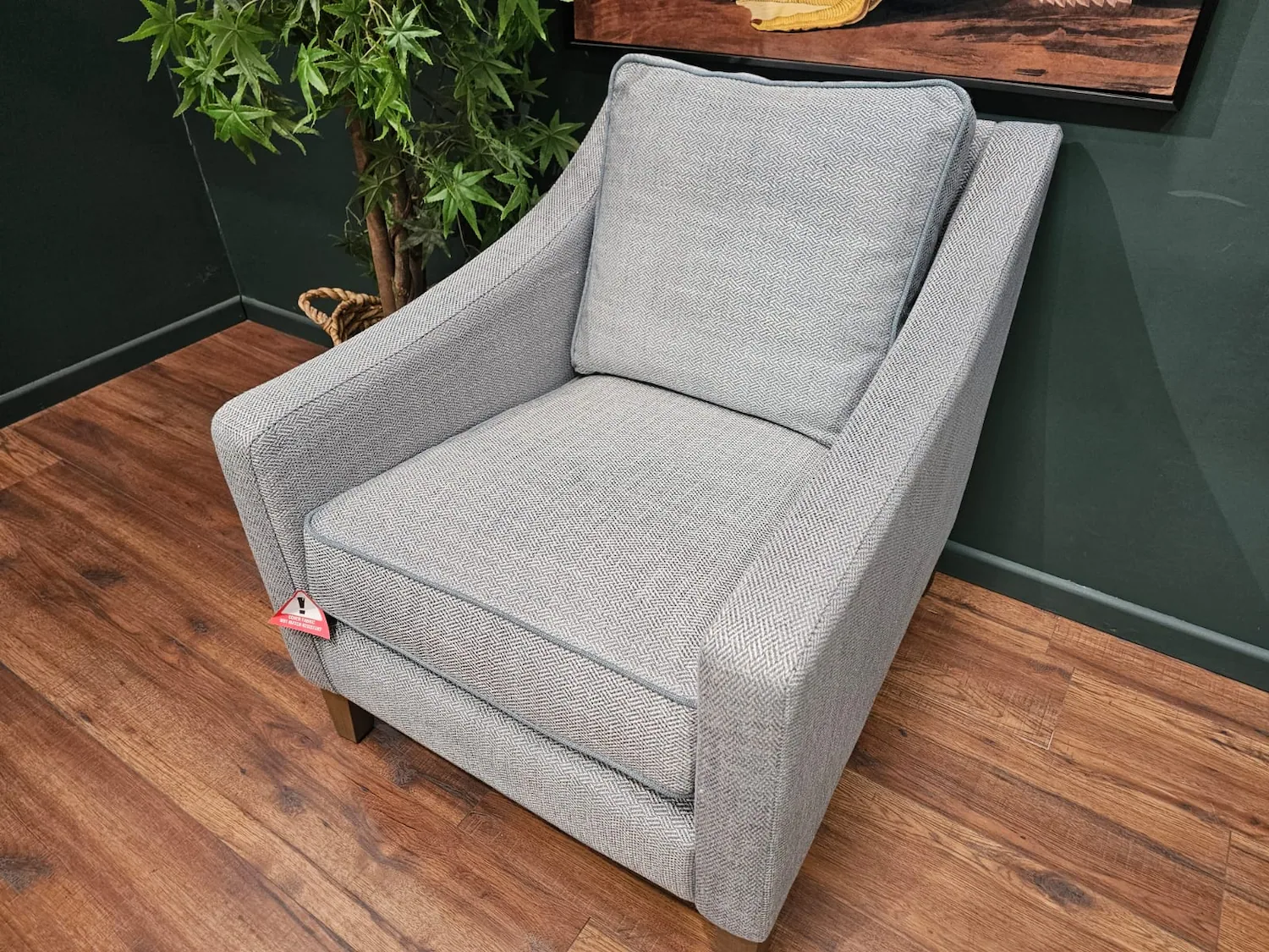 Iggy Custom made armchair in Cornflower 7