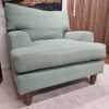 Isla armchair in lilypad aquaclean Clever Canvas 3
