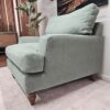 Isla armchair in lilypad aquaclean Clever Canvas 4