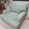 Isla armchair in lilypad aquaclean Clever Canvas 6