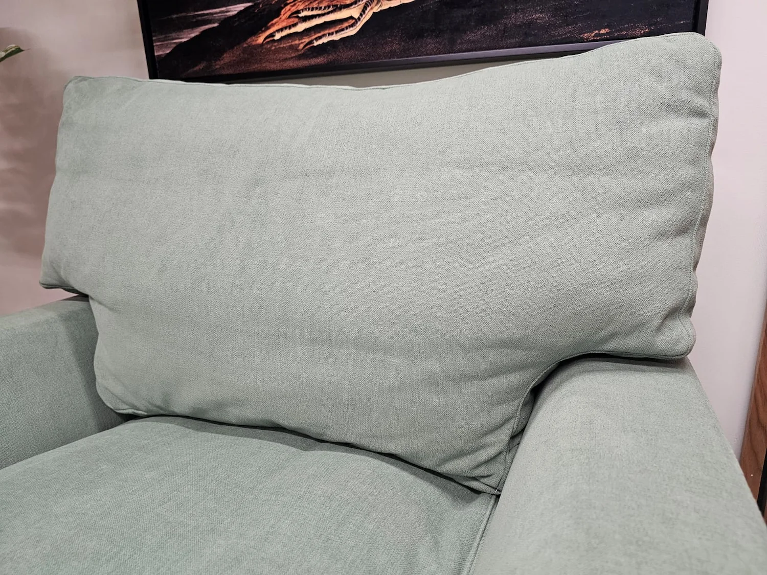 Isla armchair in lilypad aquaclean Clever Canvas 7