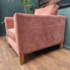 Izzy armchair in berry Brushstroke 4