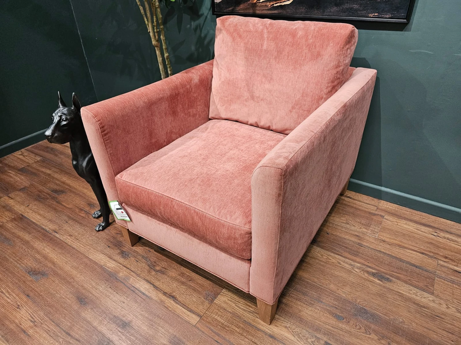 Izzy armchair in berry Brushstroke 5