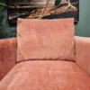 Izzy armchair in berry Brushstroke 6