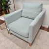 Izzy armchair in seafoam 4