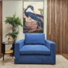 Long island slim armchair in Oxford 1