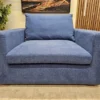 Long island slim armchair in Oxford 2