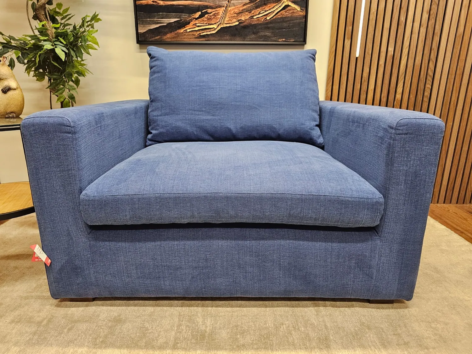 Long island slim armchair in Oxford 2
