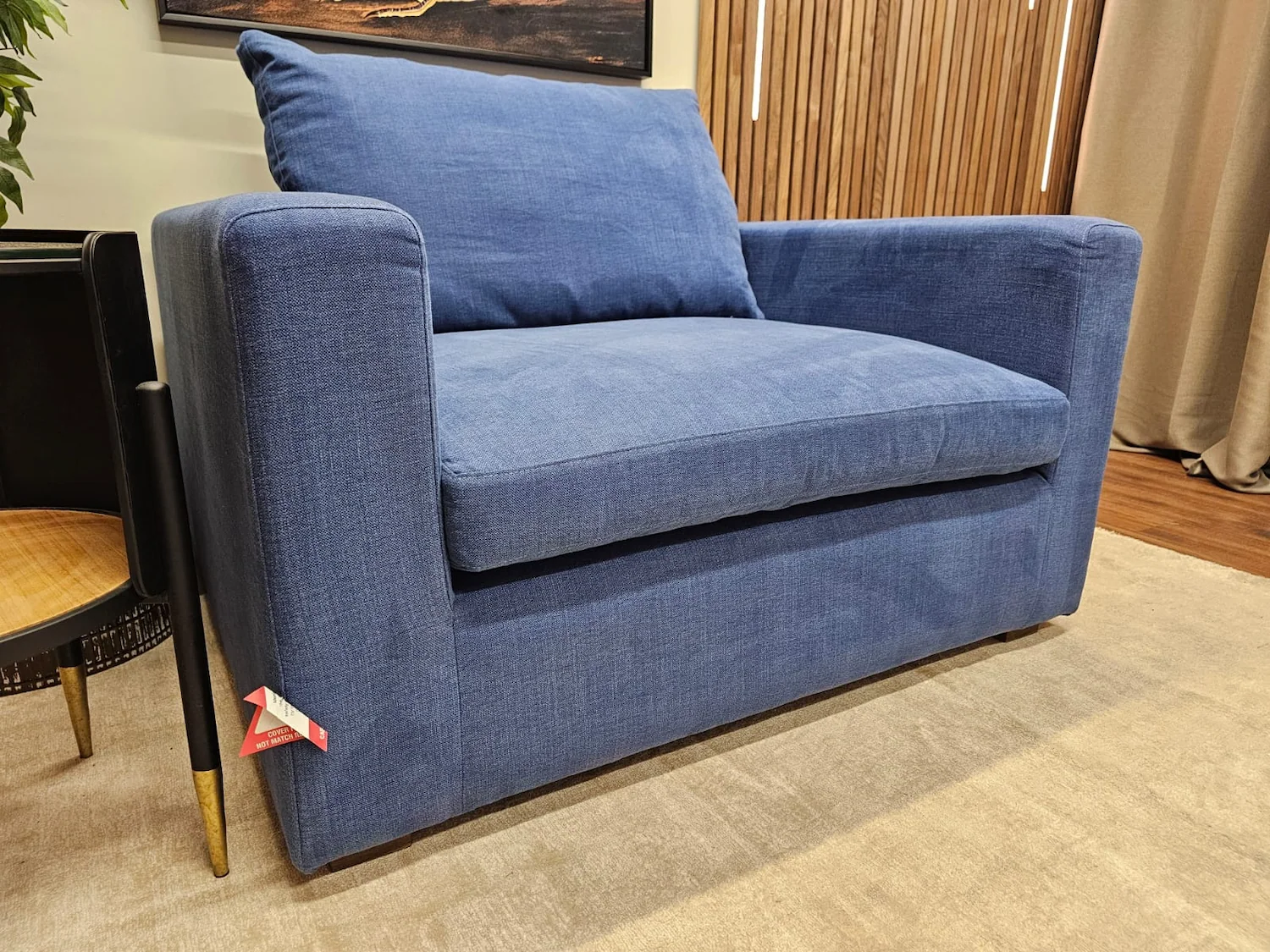 Long island slim armchair in Oxford 3