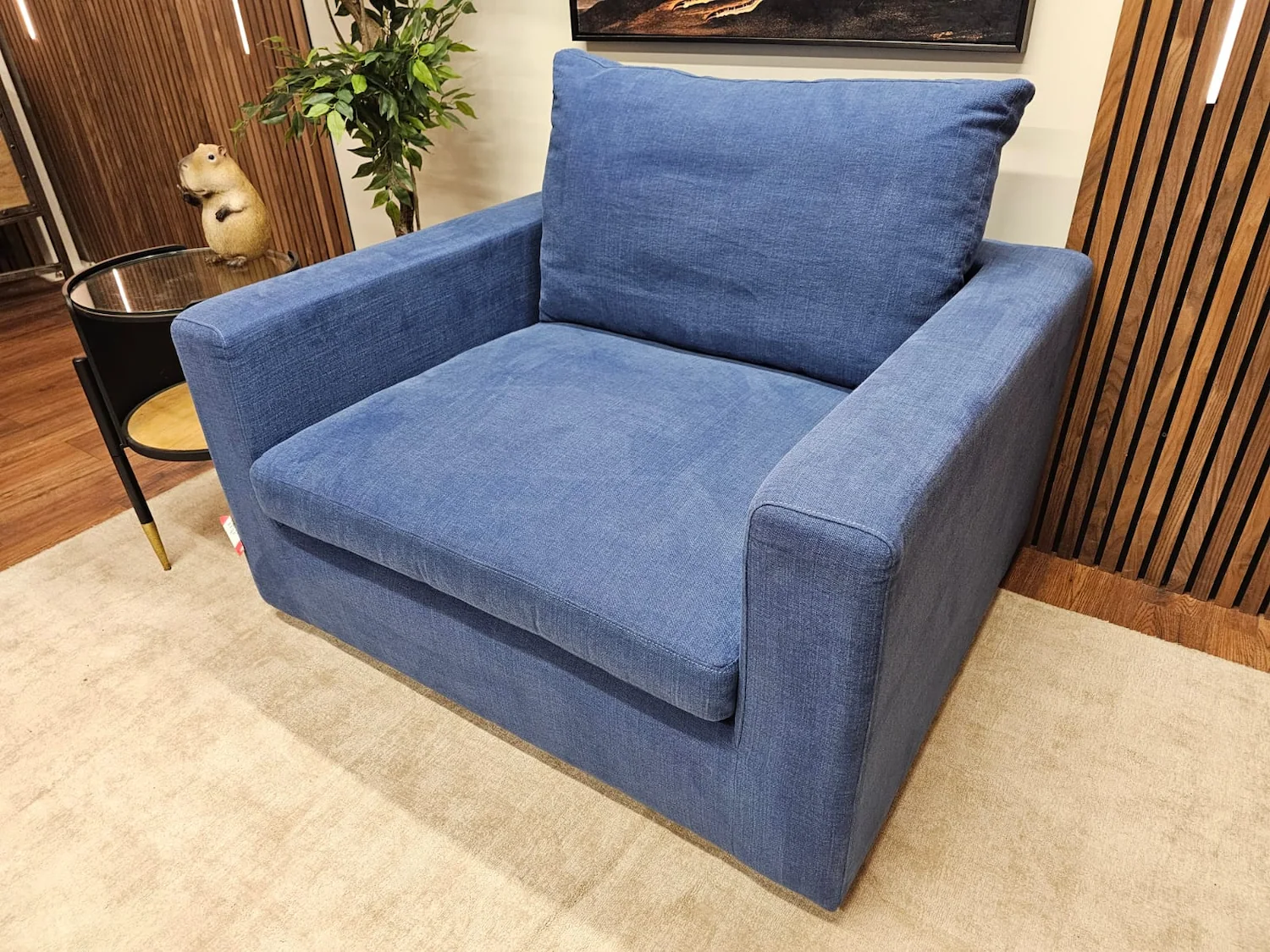Long island slim armchair in Oxford 4