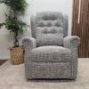 Sienna rise and Recline electric armchair in Mink 2