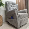 Sienna rise and Recline electric armchair in Mink 4