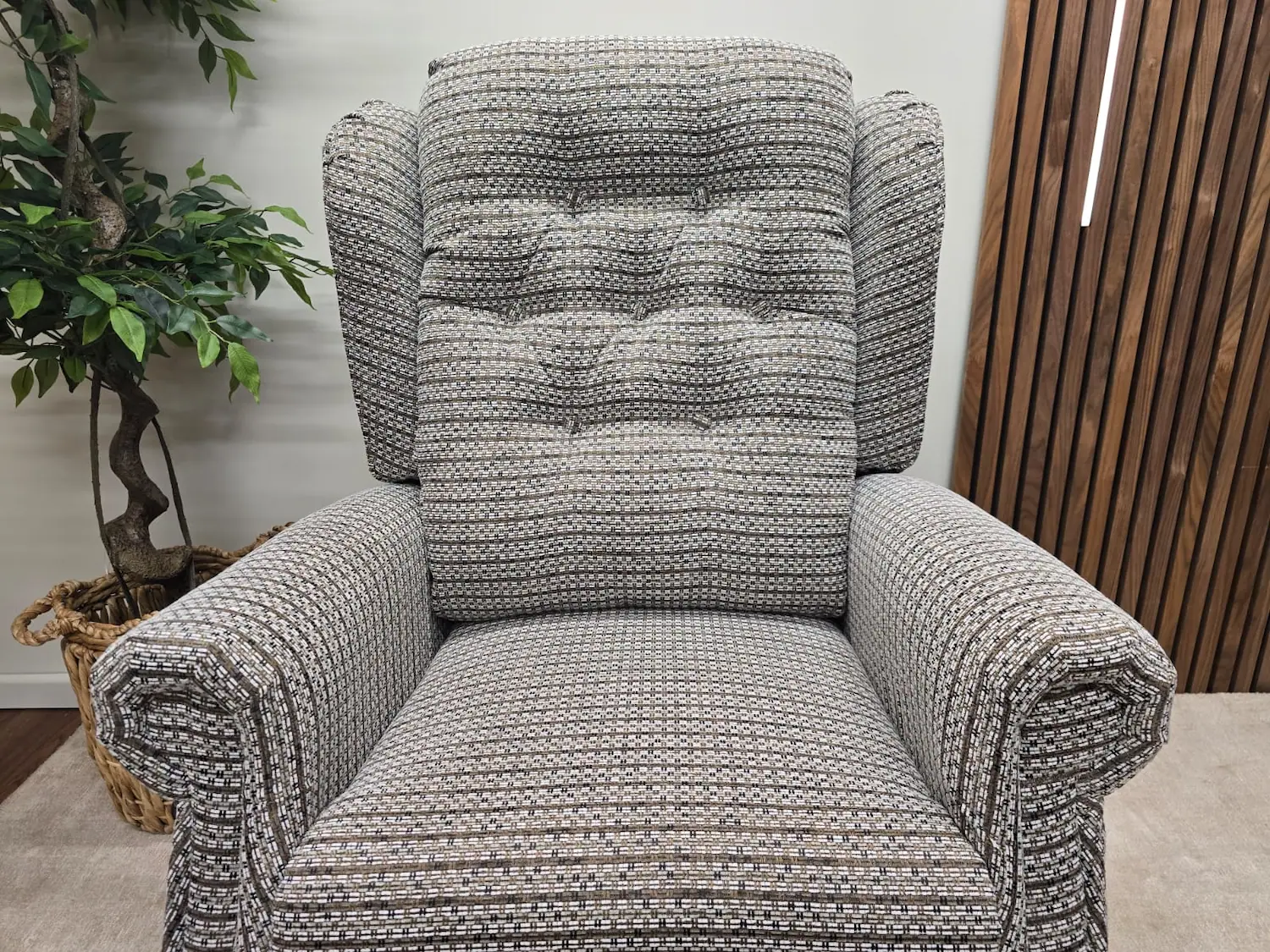 Sienna rise and Recline electric armchair in Mink 7