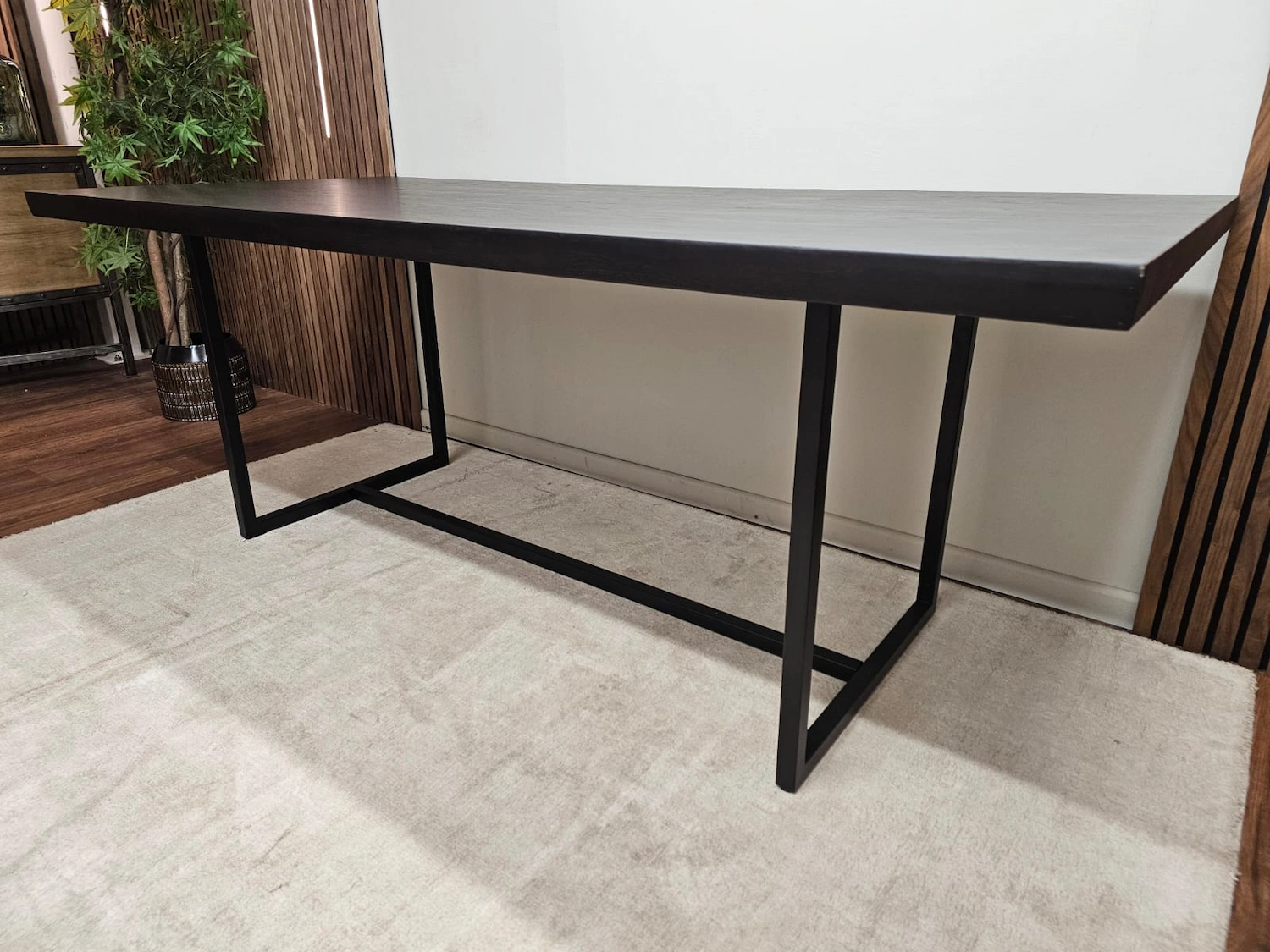 Industrial Black Metal Dining 3