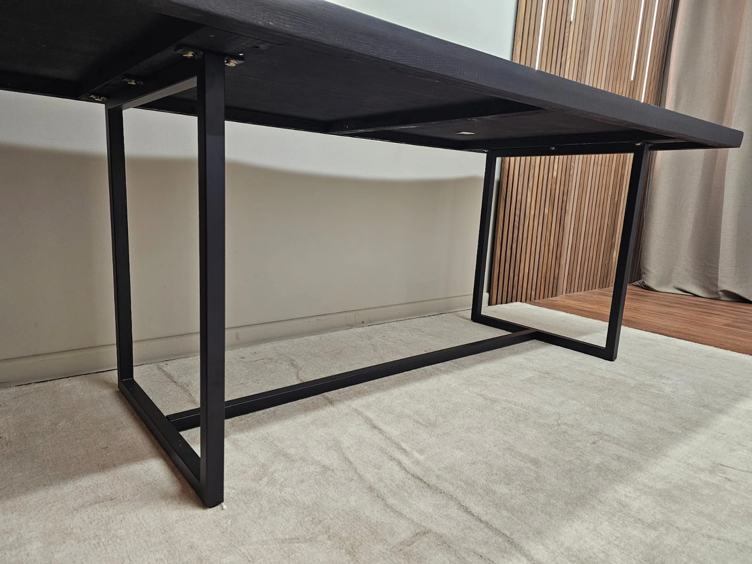 Industrial Black Metal Dining 4