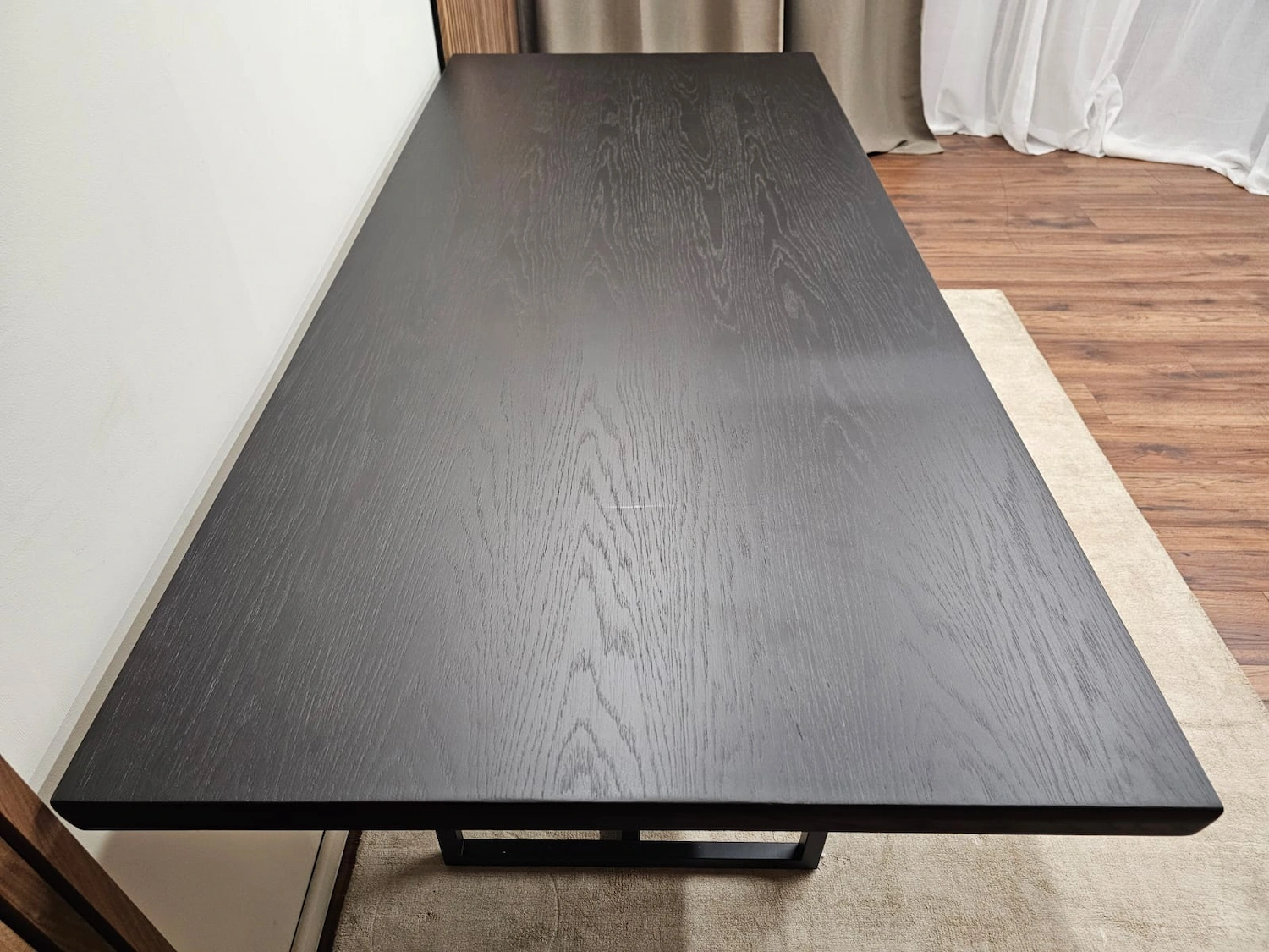 Industrial Black Metal Dining 6