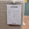 5x Anders scandi dining chairs 5