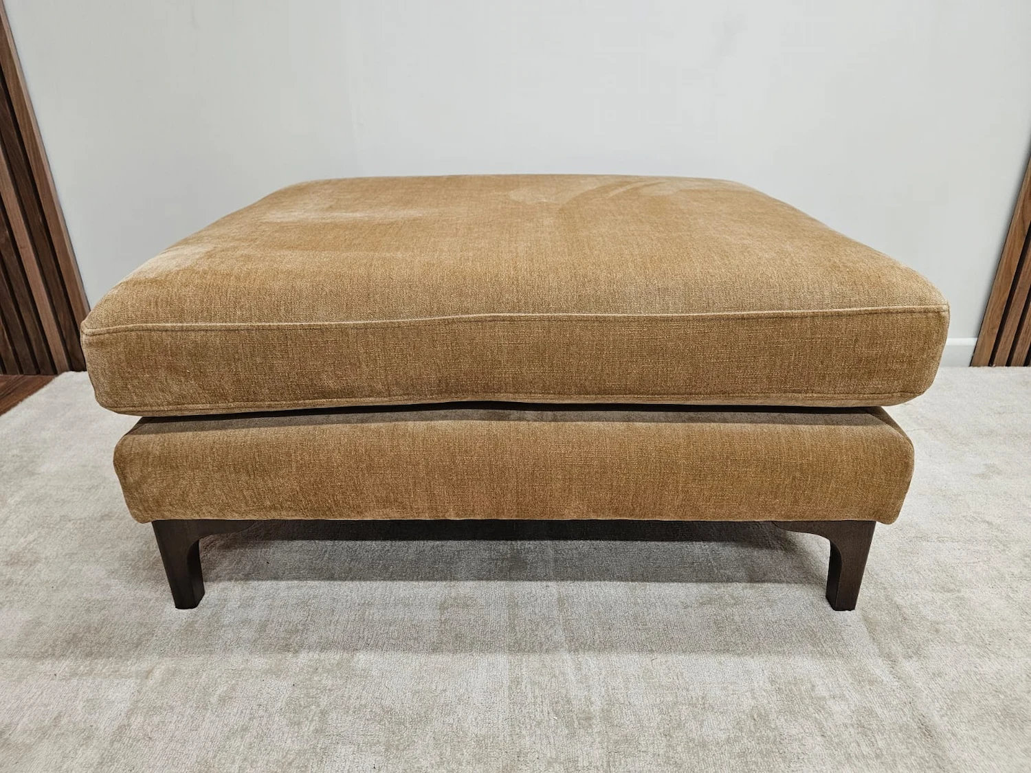 Barker and stonehouse gramercy footstool in cinnamon