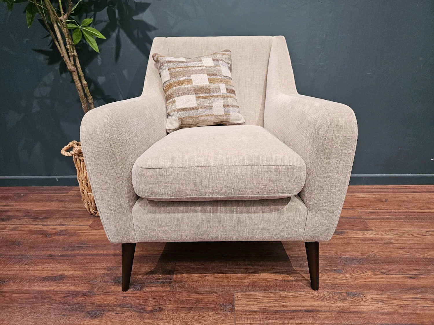 Grand Designs Bletchley Armchair In Natural