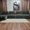 Grand Designs Mova LHF Chaise Sofa In Green