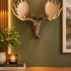 Large Brown Moose Wall Head