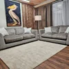 Valentino 3 Seater & 2.5 Seater sofa set In Grey Chenille