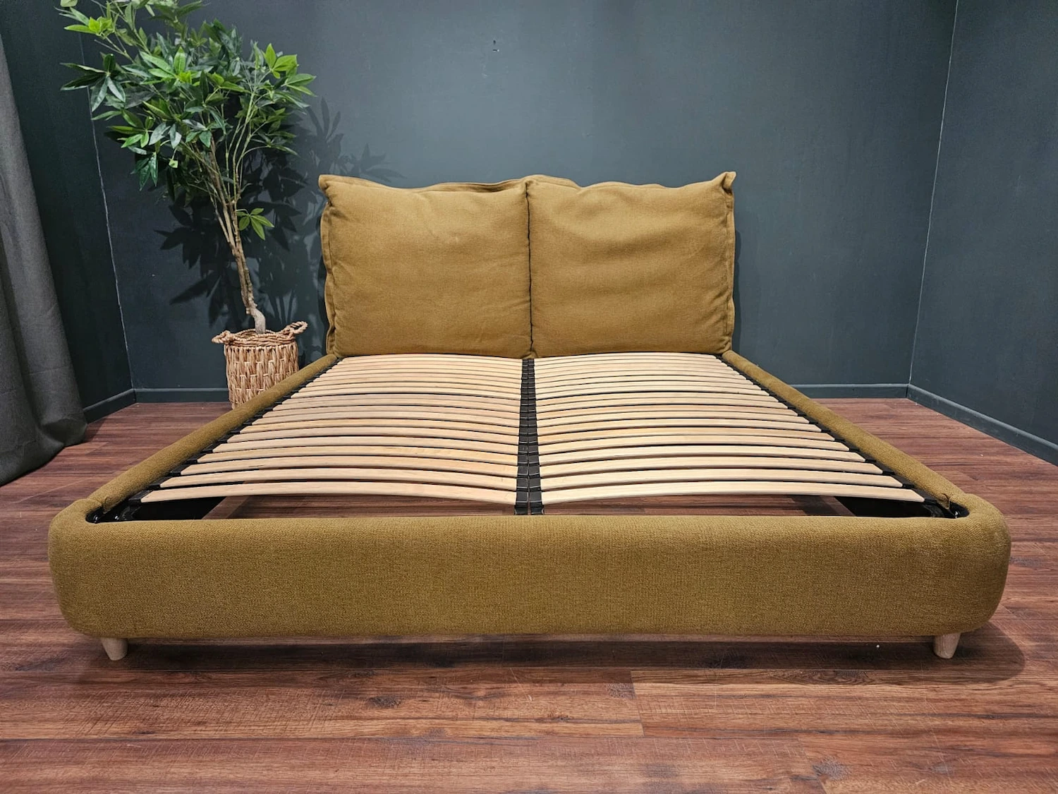 Loaf Beddy Byes Super King Bed Frame In Pressed Olives